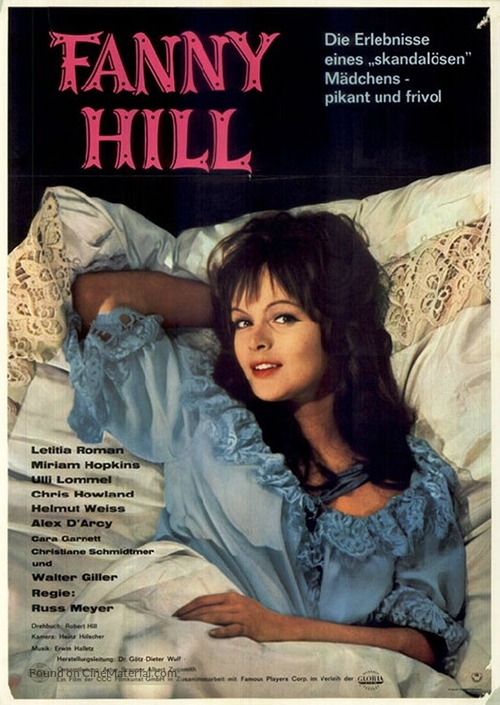 Fanny Hill - German Movie Poster