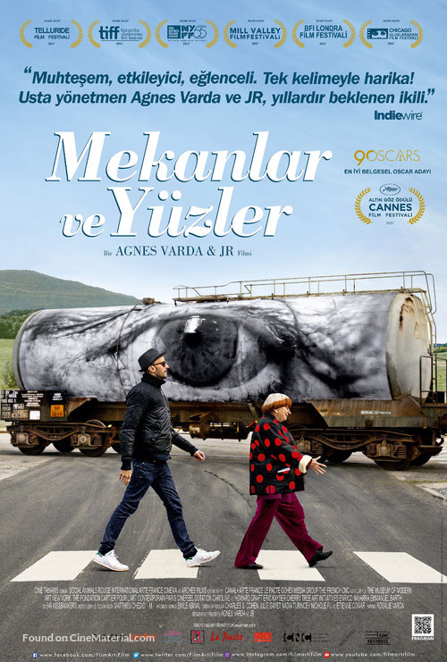 Visages, villages - Turkish Movie Poster