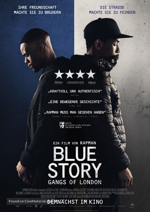 Blue Story - German Movie Poster