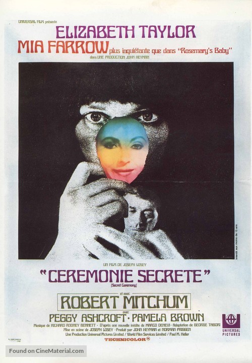 Secret Ceremony - French Movie Poster