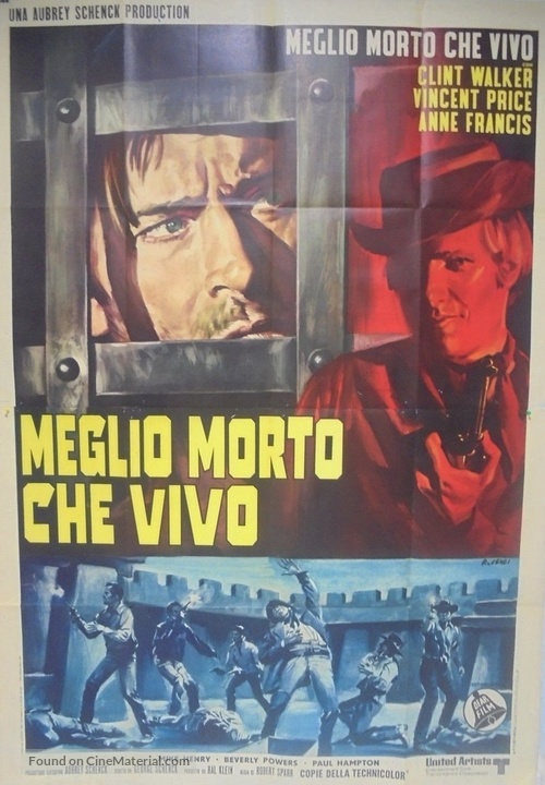 More Dead Than Alive - Italian Movie Poster