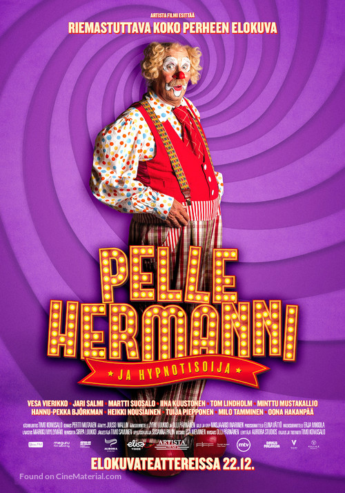 Pelle Hermanni ja Hypnotisoija - Finnish Movie Poster