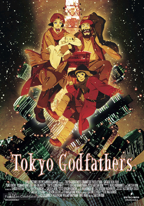 Tokyo Godfathers - Italian Theatrical movie poster