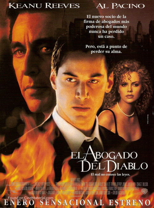 The Devil&#039;s Advocate - Argentinian Movie Poster