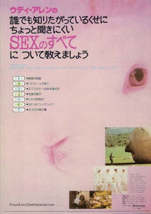 Everything You Always Wanted to Know About Sex * But Were Afraid to Ask - Japanese Movie Poster