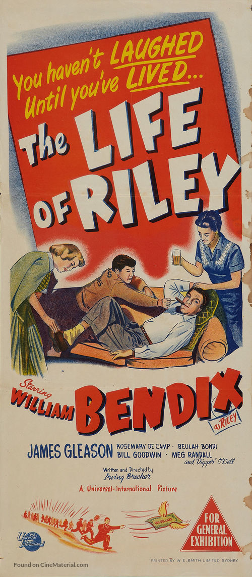 The Life of Riley - Australian Movie Poster