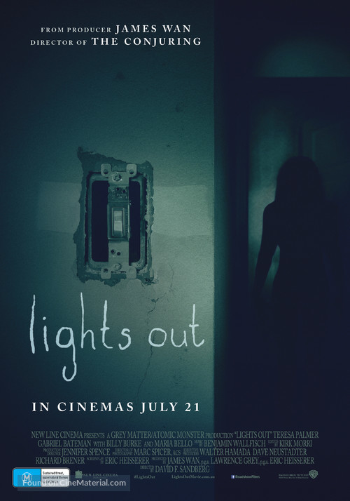 Lights Out - Australian Movie Poster