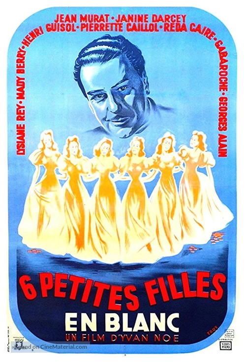 Six petites filles en blanc - French Movie Poster