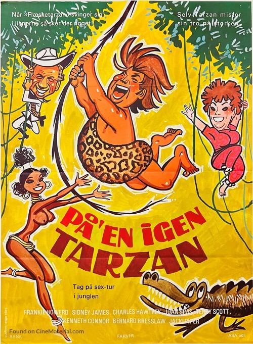 Carry on Up the Jungle - Danish Movie Poster