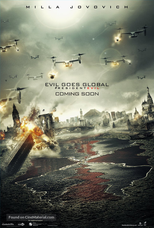 Resident Evil: Retribution - British Movie Poster