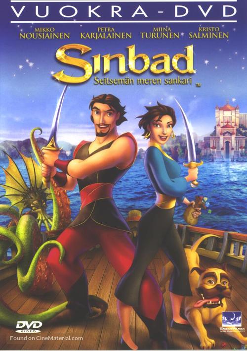 Sinbad: Legend of the Seven Seas (2003) Finnish dvd movie cover