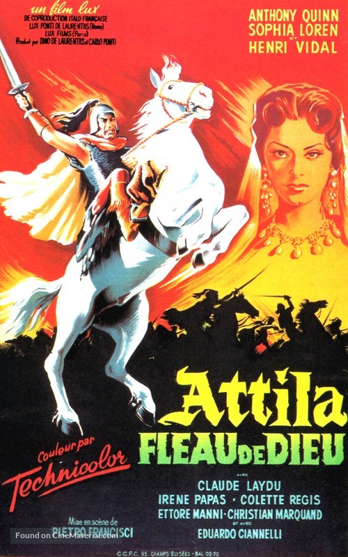 Attila - French Movie Poster