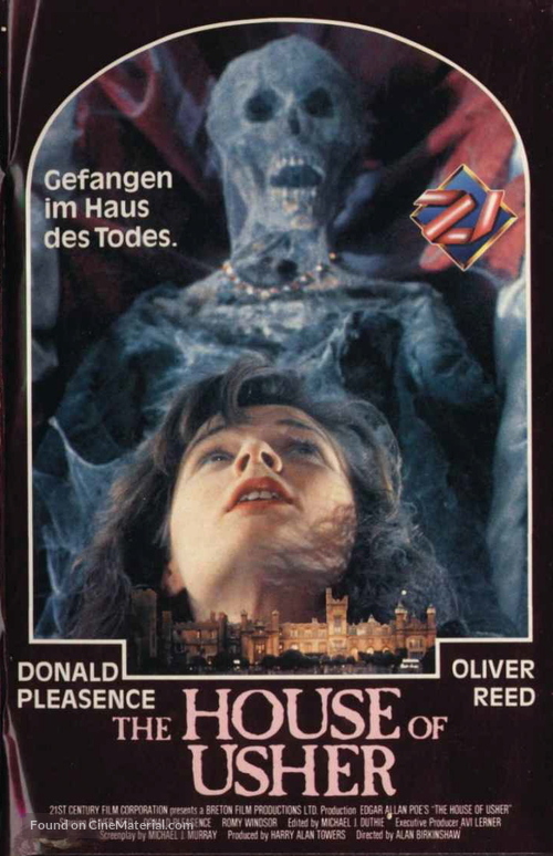 The House of Usher - German Movie Cover