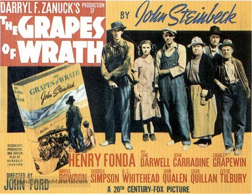 The Grapes of Wrath - Movie Poster