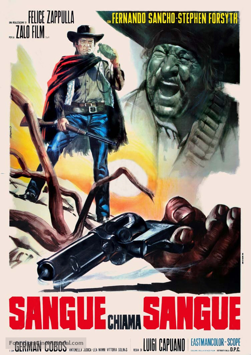 Sangue chiama sangue - Italian Movie Poster