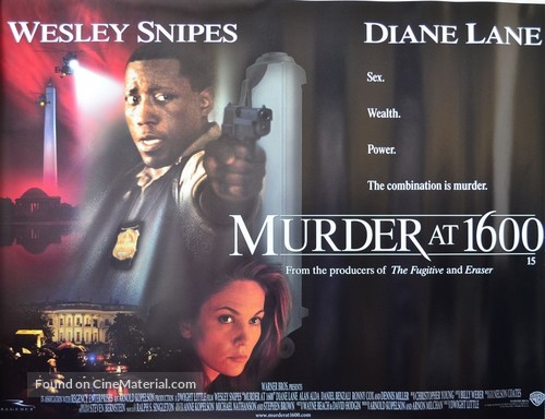 Murder At 1600 - British Movie Poster