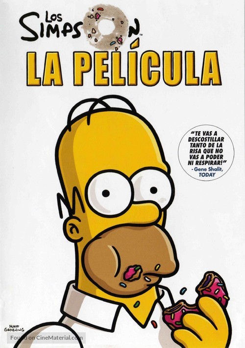 The Simpsons Movie - Colombian Movie Cover