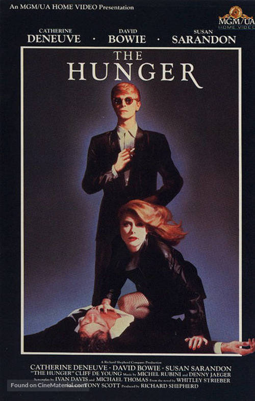 The Hunger - VHS movie cover