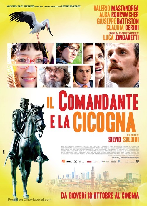 Il comandante e la cicogna - Italian Movie Poster