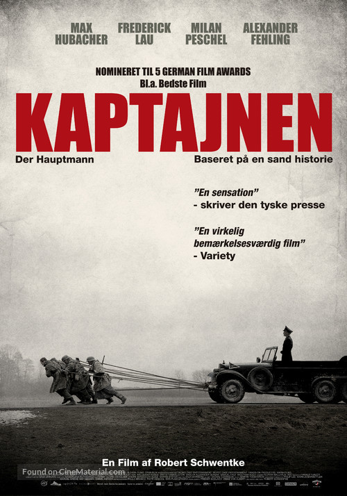 Der Hauptmann - Danish Movie Poster