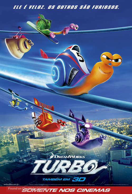 Turbo - Brazilian Movie Poster