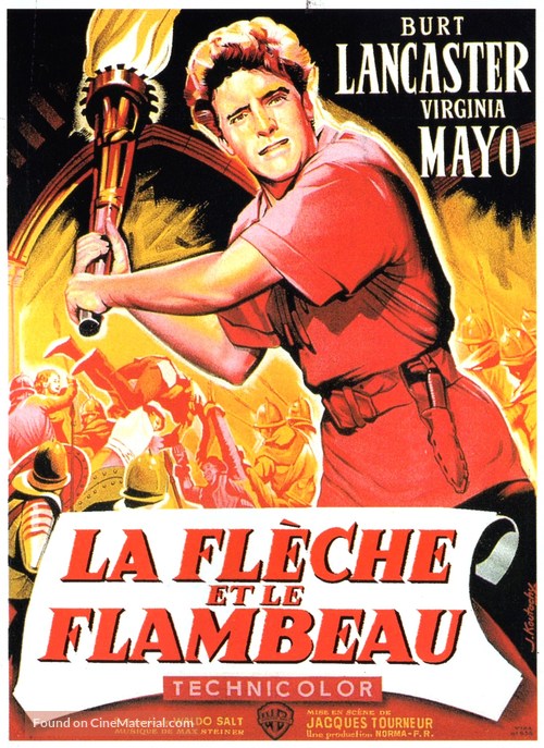 The Flame and the Arrow - French Movie Poster