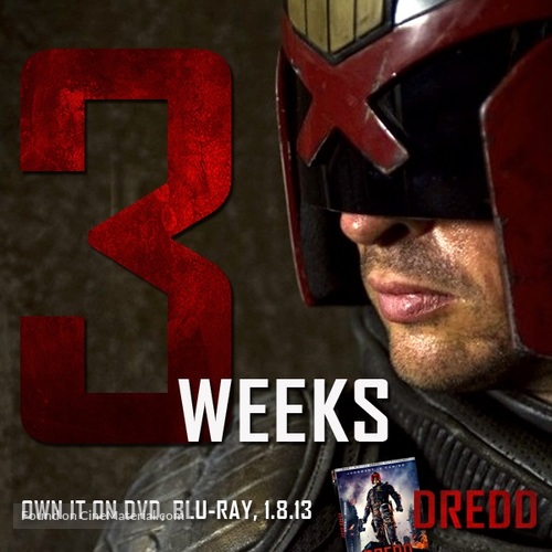 Dredd - Video release movie poster