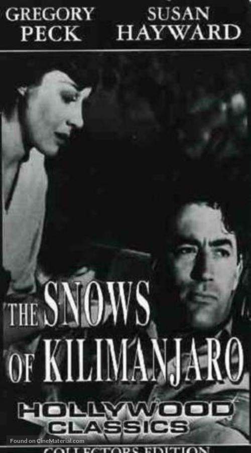 The Snows of Kilimanjaro - VHS movie cover