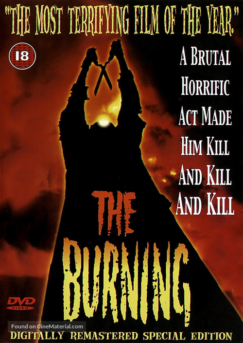 The Burning - British DVD movie cover