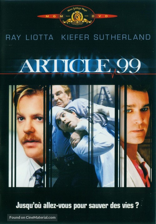 Article 99 - French DVD movie cover