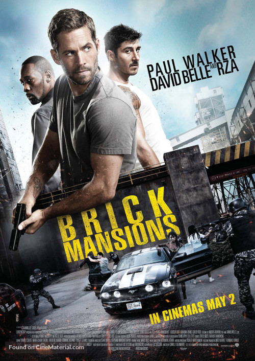 Brick Mansions - British Movie Poster