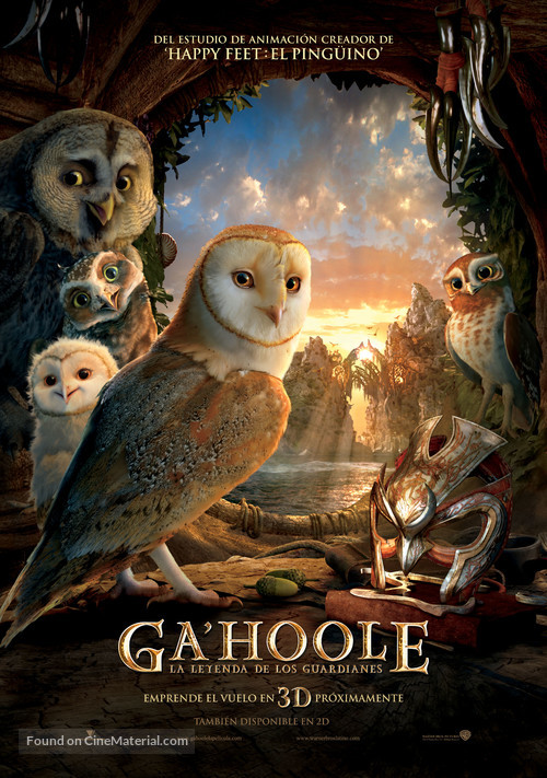 Legend of the Guardians: The Owls of Ga&#039;Hoole - Mexican Movie Poster