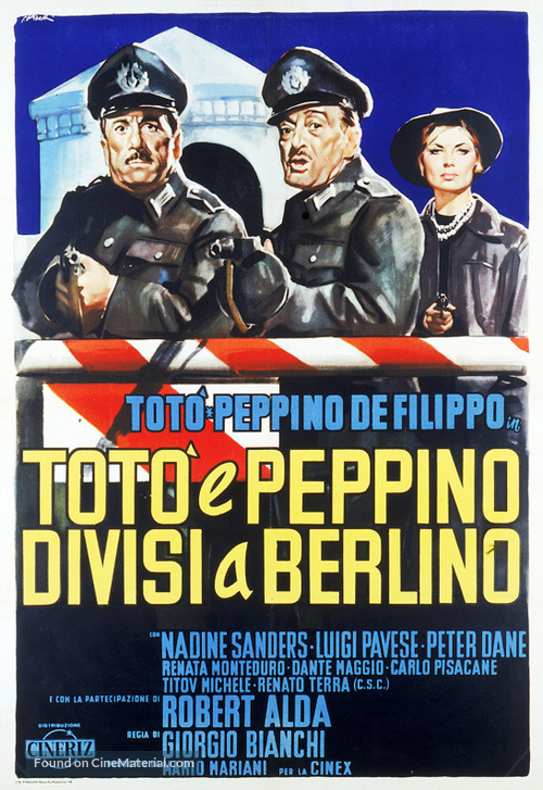 Tot&ograve; e Peppino divisi a Berlino - Italian Theatrical movie poster