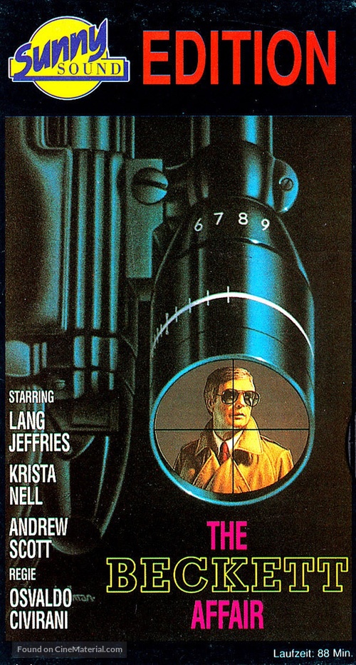 L&#039;affare Beckett - German VHS movie cover