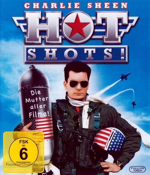 Hot Shots - German Blu-Ray movie cover