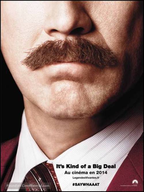 Anchorman 2: The Legend Continues - French Movie Poster