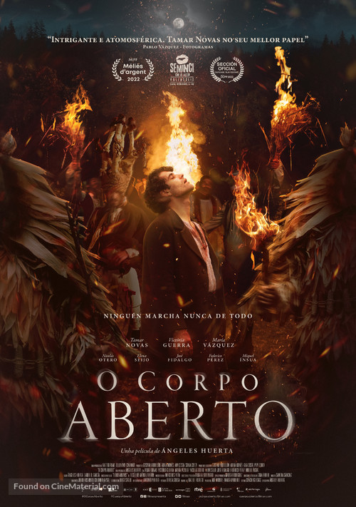 O Corpo Aberto - Spanish Movie Poster