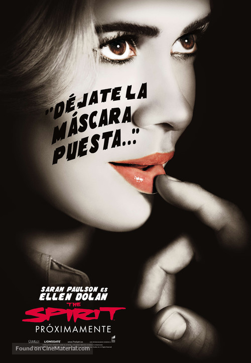 The Spirit - Spanish Movie Poster