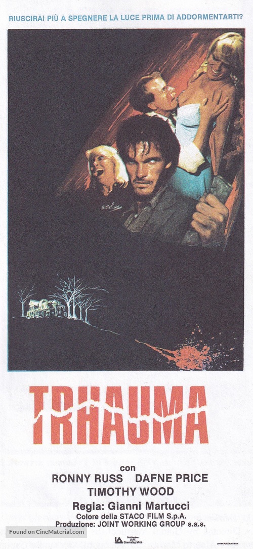 Trhauma - Italian Movie Poster