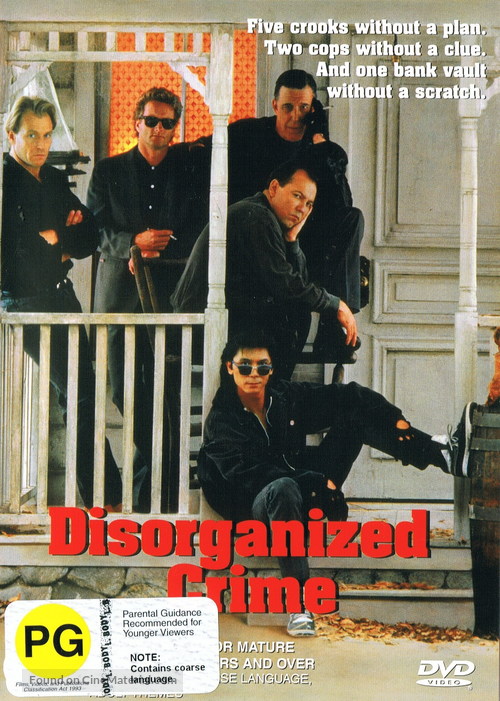 Disorganized Crime - New Zealand DVD movie cover
