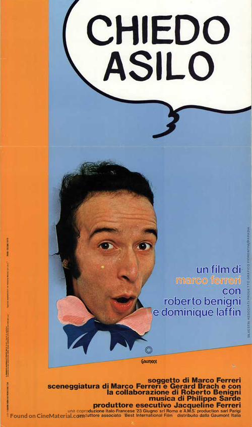 Chiedo asilo - Italian Movie Poster