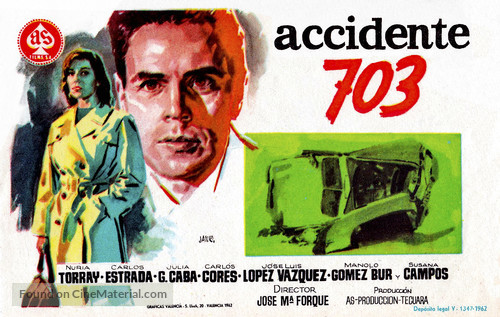 Accidente 703 - Spanish Movie Poster