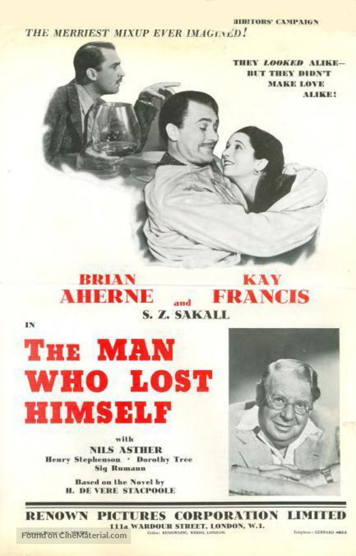 The Man Who Lost Himself - Movie Poster