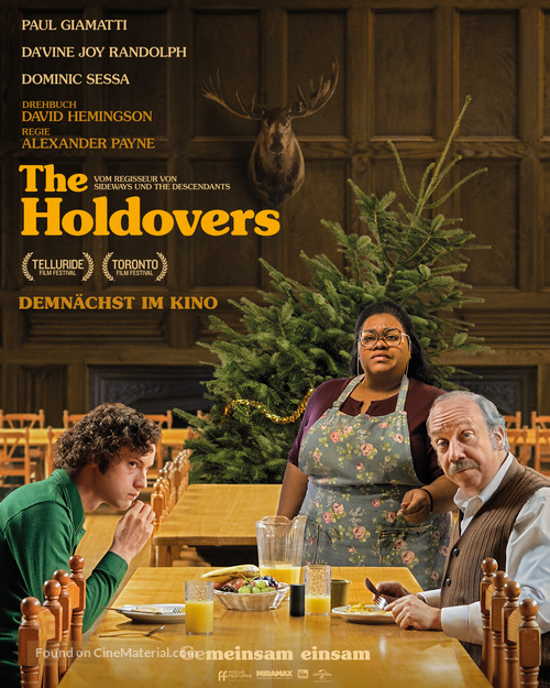 The Holdovers - German Movie Poster