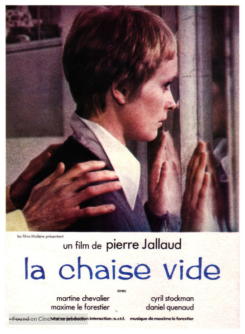 La chaise vide - French Movie Poster