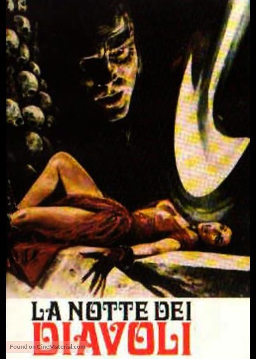 La notte dei diavoli - Italian DVD movie cover