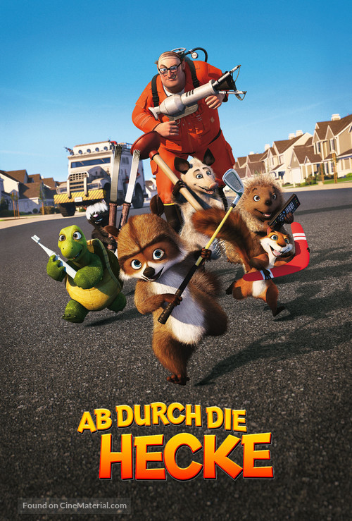 Over the Hedge - German Movie Poster