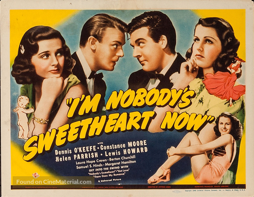I&#039;m Nobody&#039;s Sweetheart Now - Movie Poster