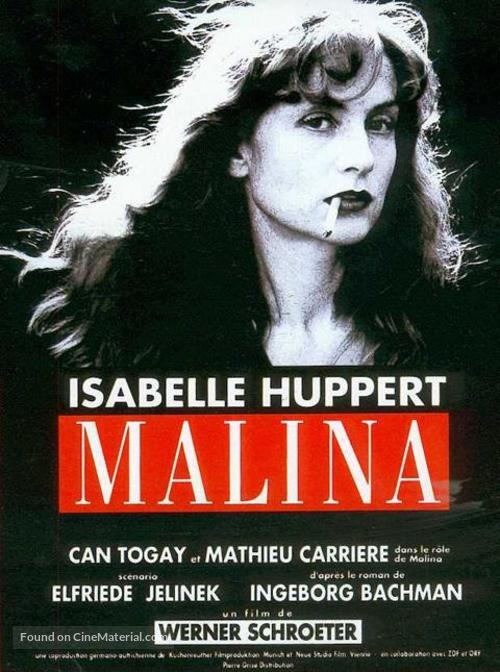 Malina - French Movie Poster