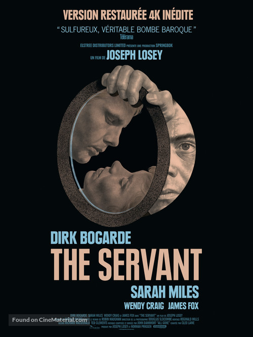 The Servant - French Re-release movie poster